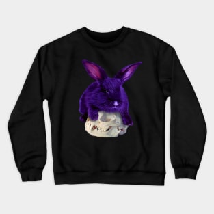 Skull Bunny - Vivid Purple Version Crewneck Sweatshirt